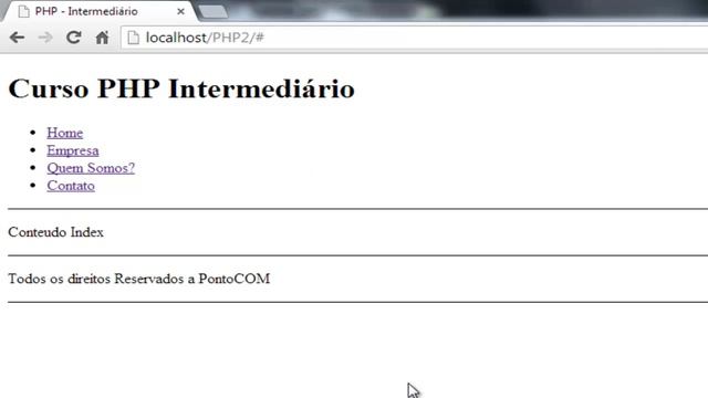 Curso de PHP - Trabalhando com Includes #02 смотреть онлайн