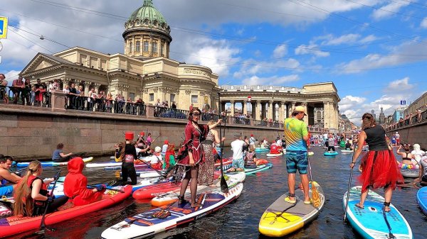 Фонтанка SUP 2023 Короткое видео