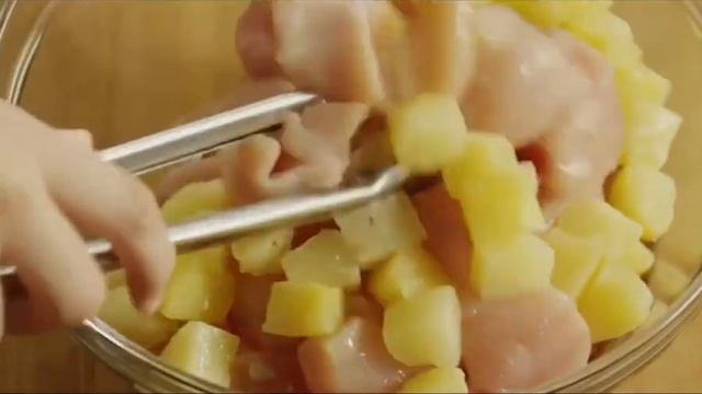 Шашлыка из куриных грудок с ананасом смотреть онлайн