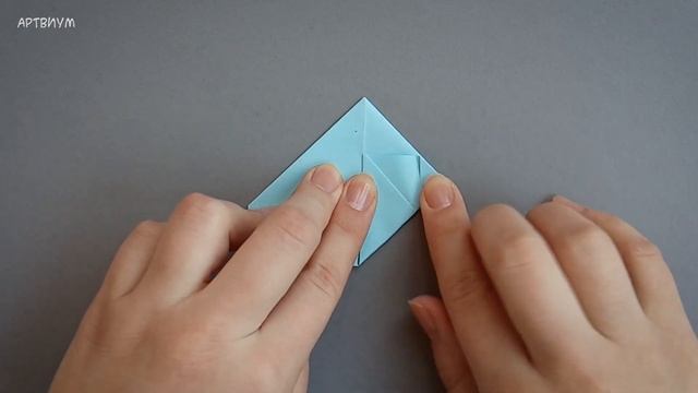 Объемная снежинка из бумаги [оригами + клей ] Как сделать оригами снежинку ❄ Декор на Новый год смотреть онлайн