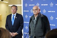 Совместный пресс-подход по итогам круглого стола А.К.Пушкова и Н.С.Михалкова, 23.11.2023 г. смотреть онлайн