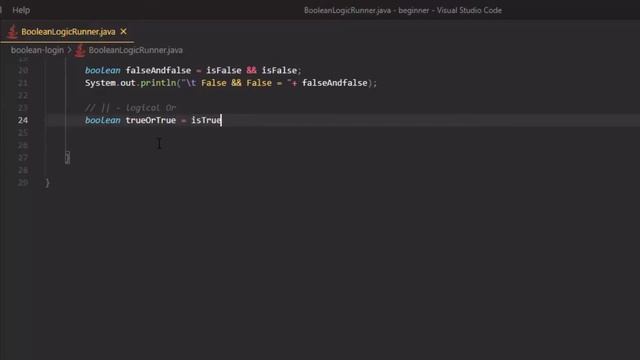 Java Fundamentals - Boolean Logic смотреть онлайн