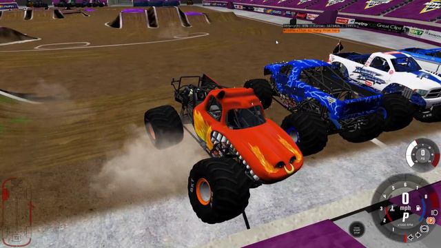 BeamNG: Monster Jam Freestyle: New Orleans Stadium