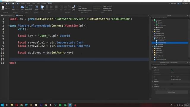 How to make a ROBLOX DATASTORE in Roblox Studio (Roblox Studio 2022) смотреть онлайн