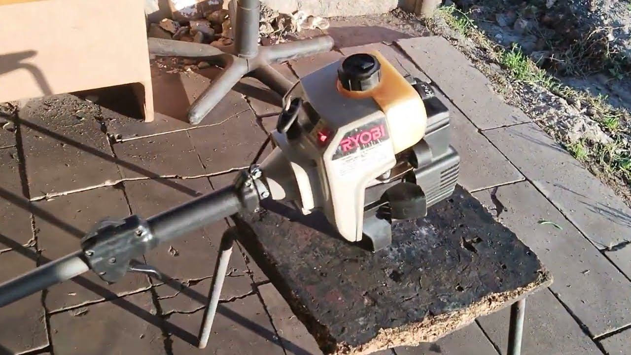 Бензо триммер RYOBI 700R EZ made in U.S.A смотреть онлайн