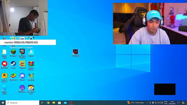 CORINGA AJUDANDO O MENINO QUE TEM O SONHO DE SER STREAMER! смотреть онлайн