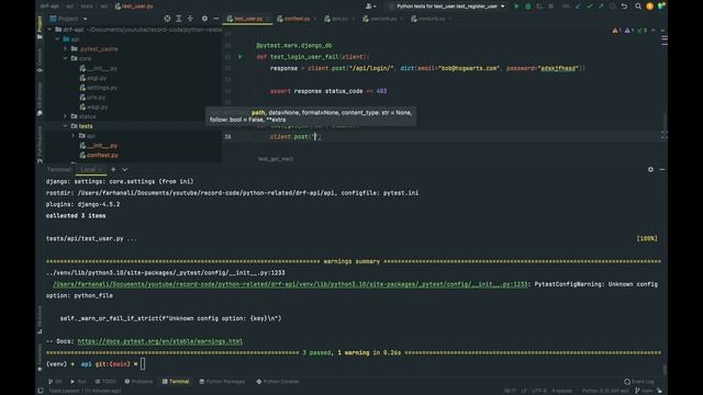 4. Django REST Framework - Testing with Pytest + Fixtures смотреть онлайн