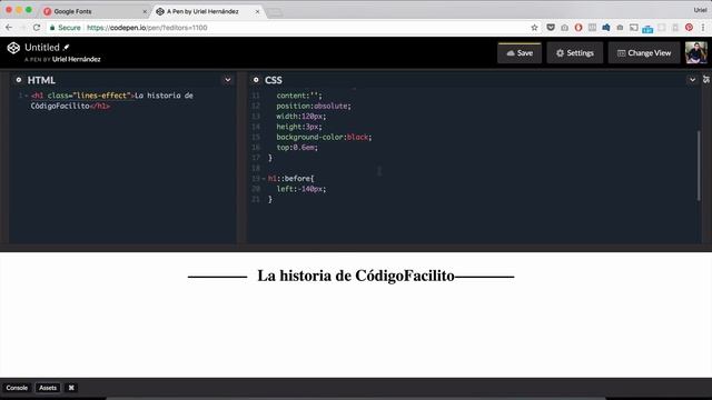 Lineas decorativas para títulos en CSS - Bytes смотреть онлайн