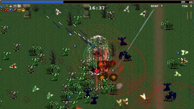 33 Минуты (и 37 секунд) в Безумном Лесу в Vampire Survivors 0.11.3