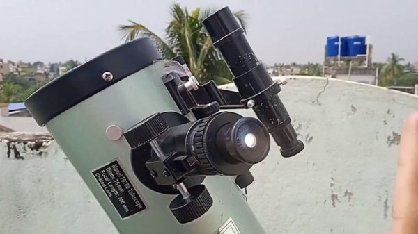 Sun through 76mm telescope [HINDI] #astronomy #sun #telescope #sunspots #f70076