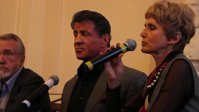 Sylvester Stallone in St. Petersburg (Russian Museum, 27.10. 2013) press conference, part 2 смотреть онлайн