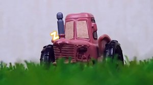 Disney Cars Toys Stop Motion Animation Tractor Tipping Compilation - Ladybird TV