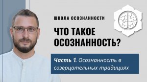 ЧТО ТАКОЕ ОСОЗНАННОСТЬ? ЛЕКЦИЯ. ЧАСТЬ 1