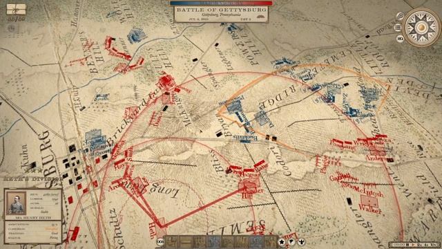 Gettysburg - Day 2 [Confederate] l Grand Tactician: The Civil War - Historical Battles смотреть онлайн