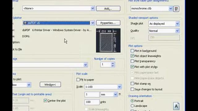 AutoCad Оформление и печать из Рабочего поля смотреть онлайн