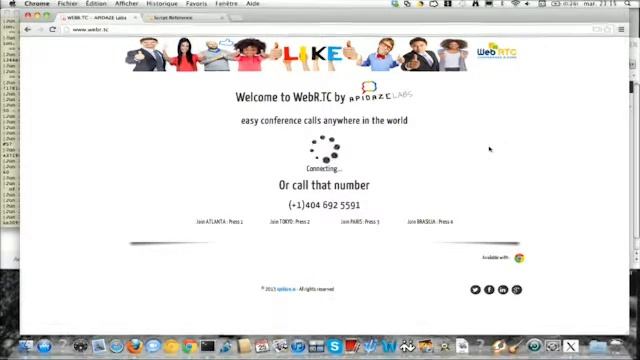 WebRTC Demo: Apidaze смотреть онлайн