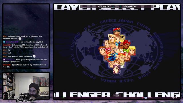 TG Coopzilla vs That Flexican - Virtua Chip Shop Vol: 6.0 - Street Fighter Alpha 3 - Loser R3, Matc смотреть онлайн