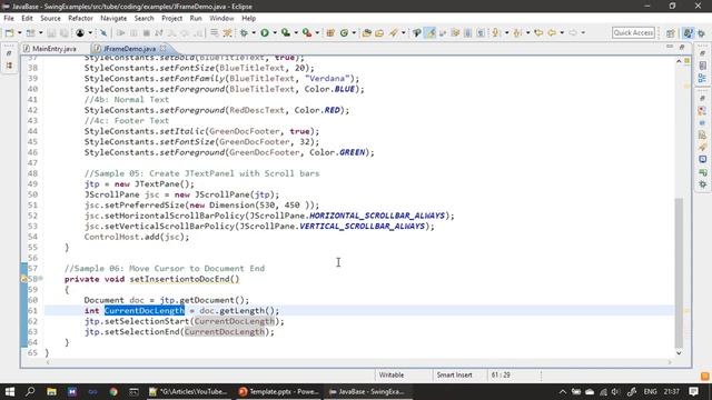 JTextPane StyleConstants SimpleAttributeSet Part 3 Demo | Java Swing Tutorial #17 смотреть онлайн