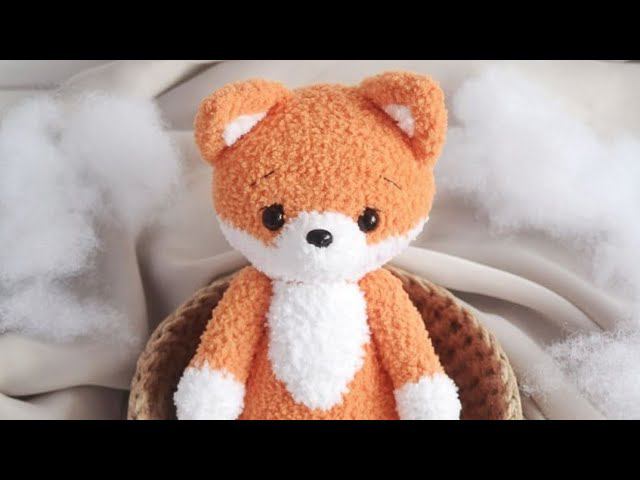 Обзор Мк амигуруми лиса вязаная крючком из Софти. смотреть онлайн