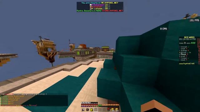 ПОЧЕМУ ХАЙПИКСЕЛЬ ЛАГАЕТ??? БЕД ВАРС МАЙНКРАФТ | BED WARS MINECRAFT | Hypixel смотреть онлайн