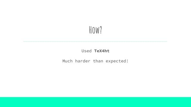 Converting my PhD thesis to HTML смотреть онлайн