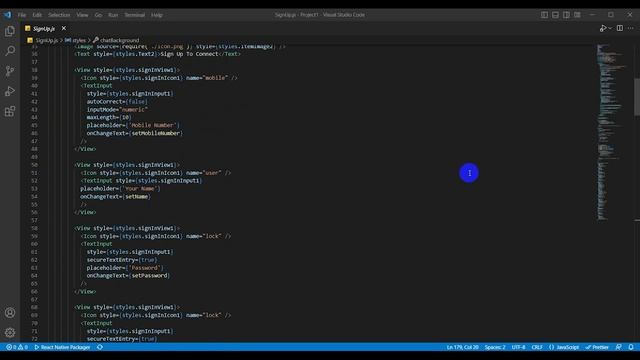 Developing Mobile Application Using React Native | Chat App | Video 1 | SignIn and SignUp. смотреть онлайн