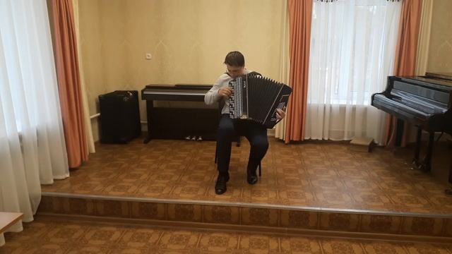 Востриков Вадим, 15 лет, Волгоград, ДШИ №8. В.Золотарёв. "Марш солдатиков" из Детской сюиты №1 смотреть онлайн