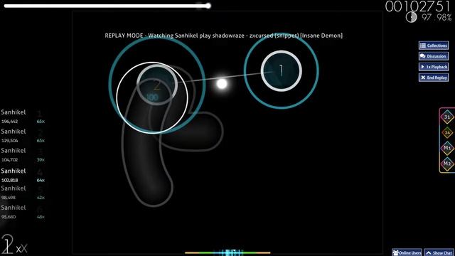 [osu!] Shadowraze - zxcursed смотреть онлайн