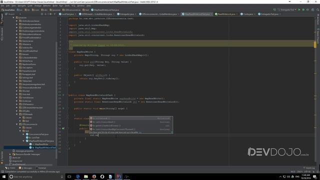 Curso Java Completo - Aula 165: Concorrência pt 04 : ReentrantReadWriteLock смотреть онлайн