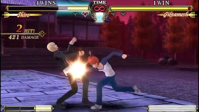 Fate/Unlimited Codes (PSP) - Shirou vs Gilgamesh смотреть онлайн