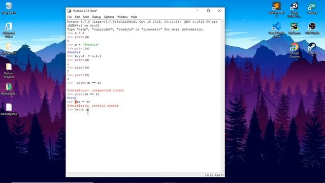 WHAT ARE VARIABLES IN PYTHON 3: Python Tutorial for Absolute Beginners#2 смотреть онлайн