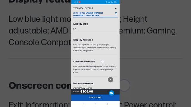 HP X32 QHD Monitor QHD resolution and uses IPS technology смотреть онлайн