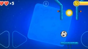 как пройти в красном шарике битву за Луну 46-59 уровень.