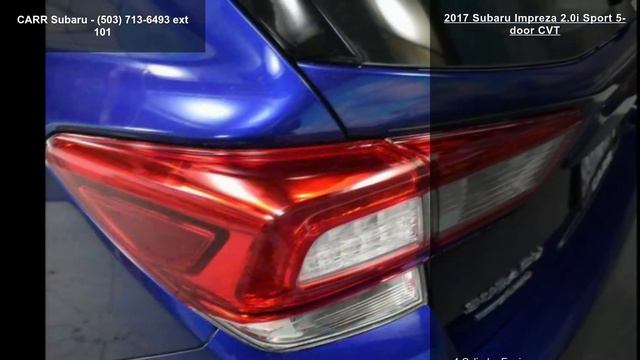 2017 Subaru Impreza 2.0i Sport 5-door CVT смотреть онлайн
