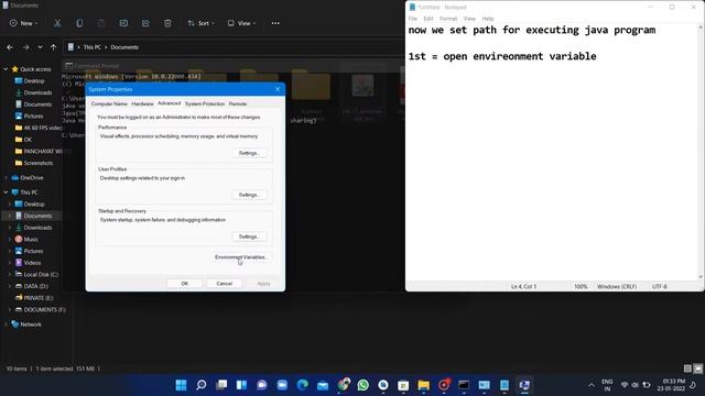 Set path of Java jdk | Environment Variable | Java Program | coder path set смотреть онлайн