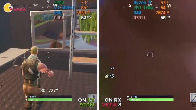 Fortnite PC 2019 920M vs Vega 8 смотреть онлайн