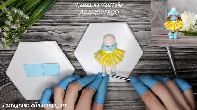Мастер-класс: Декор кружки полимерной глиной FIMO/ Девочка / polymer clay tutorial смотреть онлайн