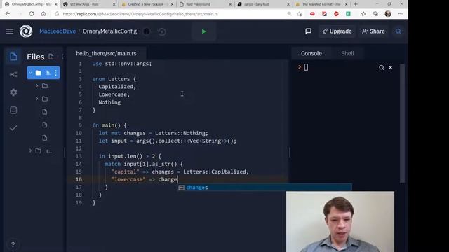 Easy Rust 181: Working with user args смотреть онлайн