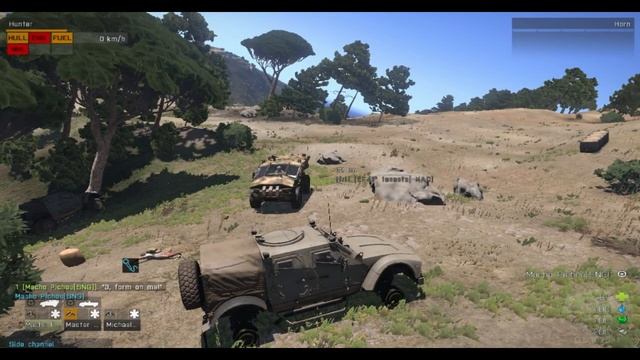 Arma 3 командный бой (экшен игра Hunter спаситель) смотреть онлайн