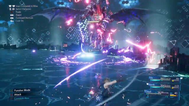 FINAL FANTASY VII REMAKE: Bahamut boss - Easy mode смотреть онлайн
