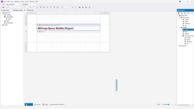 Creating Master-Detail Report in Query Builder for SQL Server смотреть онлайн