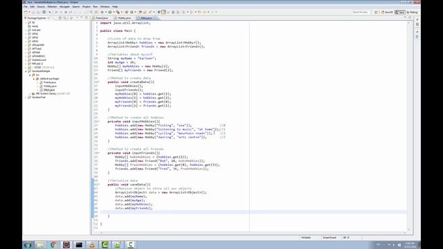 How to Serialize Multiple and DIFFERENT Types of Objects in Java смотреть онлайн