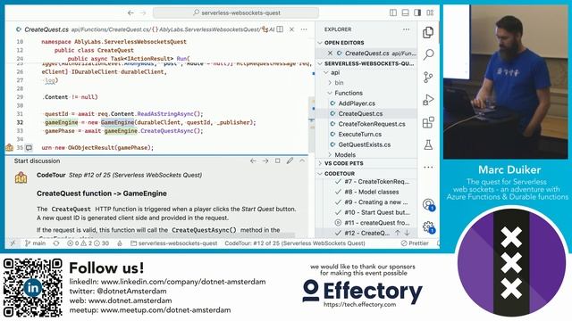dotnet.amsterdam: Marc Duiker-The quest for Serverless web sockets,an adventure with azure function смотреть онлайн