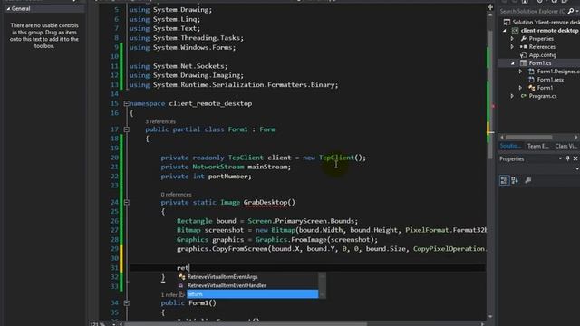 C#- How to create a Remote Desktop Viewer (Part 1/2 Client) | sojebsoft tutorial смотреть онлайн