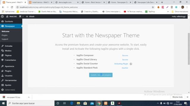 Pagina web con WordPress Capitulo 5: Instalando un Tema premium y sus plugins смотреть онлайн