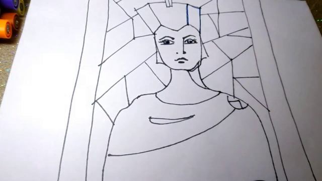 Как нарисовать снежную королеву смотреть онлайн