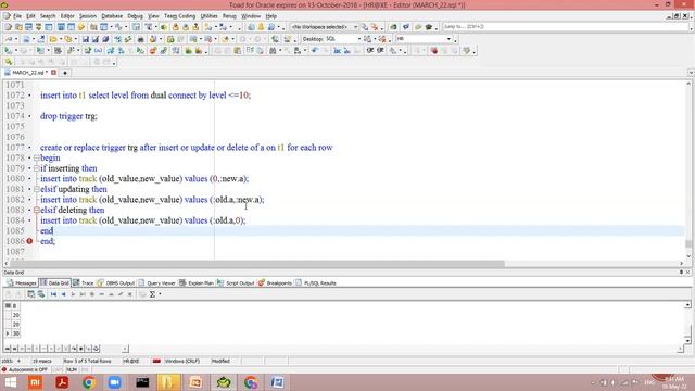 9.2 Trigger/column level trigger/logon trigger/logoff trigger смотреть онлайн