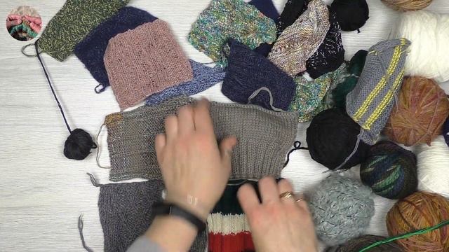 Плед квадратами из остатков пряжи смотреть онлайн