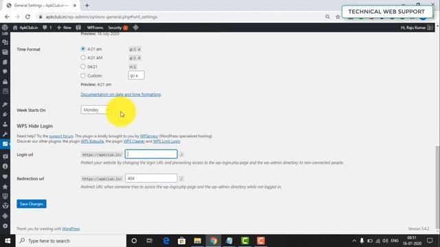 How To Change WordPress Admin URL - Best Way To Change WordPress Login URL | Technical Web Support смотреть онлайн