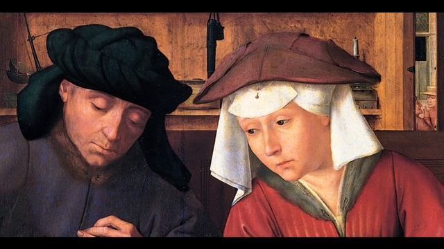 "Меняла с женой" Квентин Массейс, детали картины, примерно 1514 смотреть онлайн